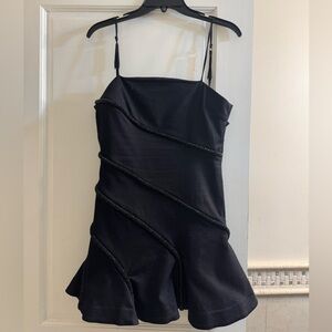 C/MEO Collective Black Sheath Mini Dress